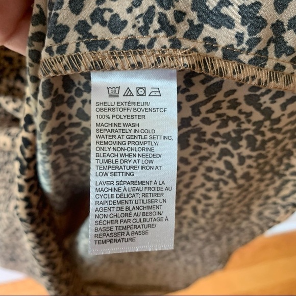 H by Halston Leopard Twisted Neck Dress - Picture 7 of 8